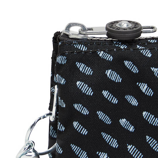 Sacs Kipling Creativity Small Printed Pouch Noir Blanche | FR 1098KO